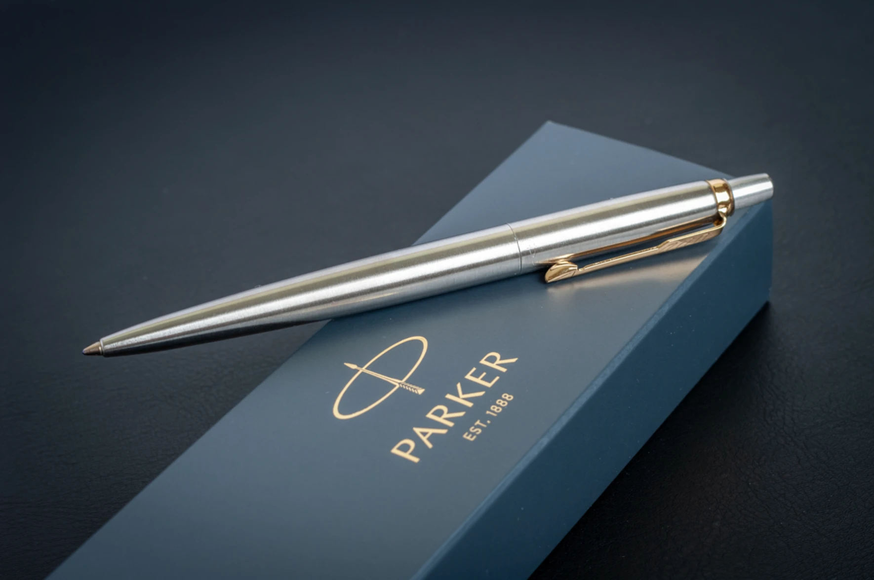 Ручка шариковая Parker Jotter Core K63, Stainless Steel GT — фото 13